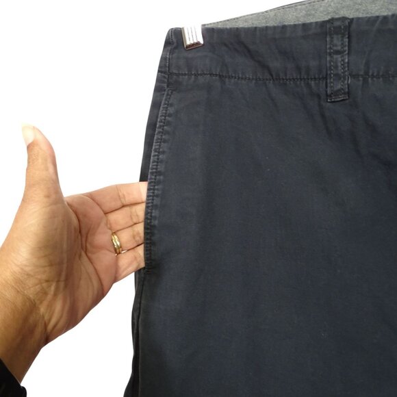 J Crew Cotton Chino Jogger Pants Mens Size 33 Regular Navy Blue C2148 - Picture 2 of 13